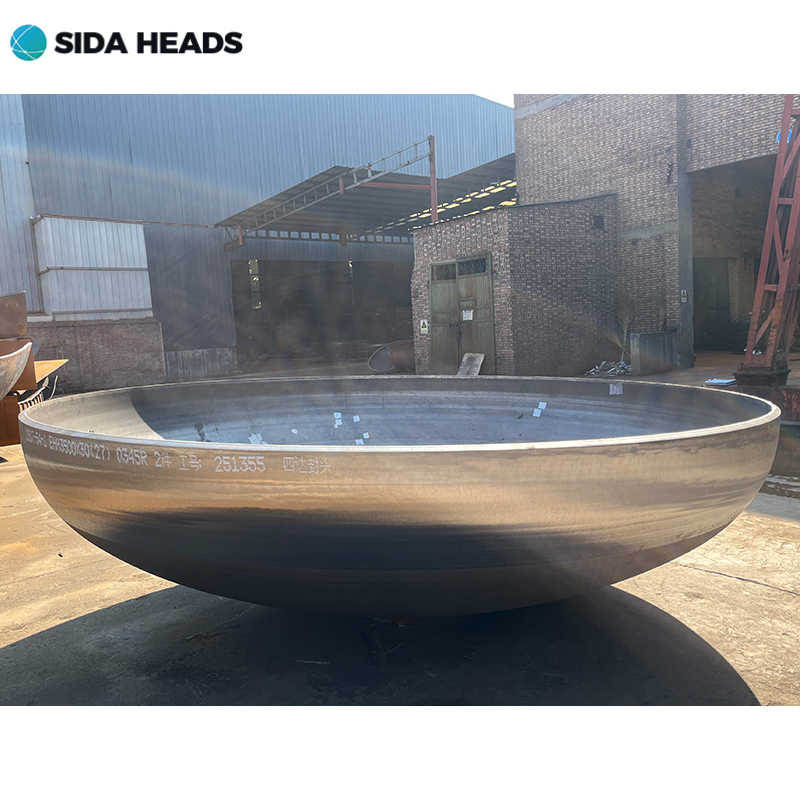 ASME Hemisphere Head Carbon Steel Pressure Vessel Tank Dished Elliptical Head Hemispherical Pressure Vessel Dished Ends