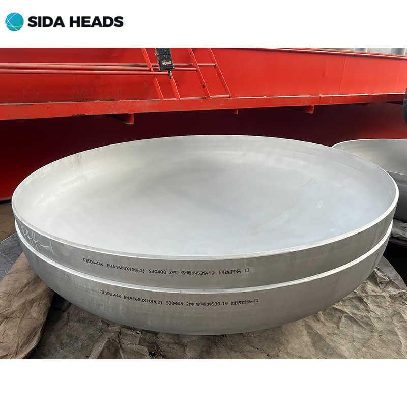 ASME Hemisphere Head Carbon Steel Pressure Vessel Tank Dished Elliptical Head Hemispherical Pressure Vessel Dished Ends