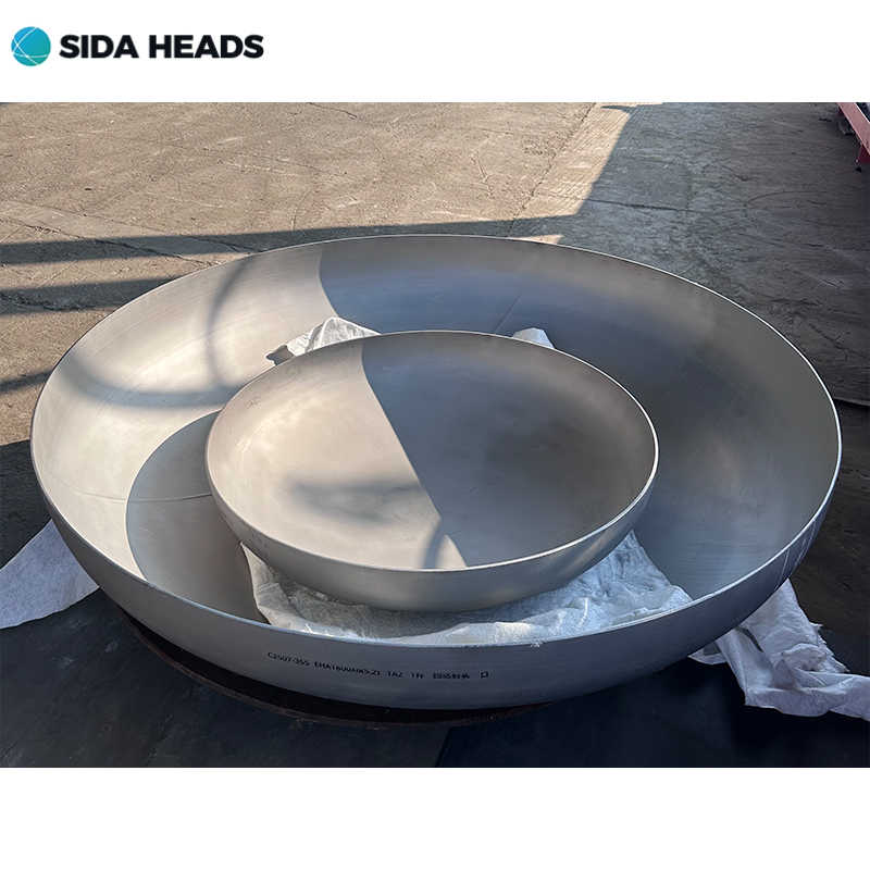 ASME Hemisphere Head Carbon Steel Pressure Vessel Tank Dished Elliptical Head Hemispherical Pressure Vessel Dished Ends