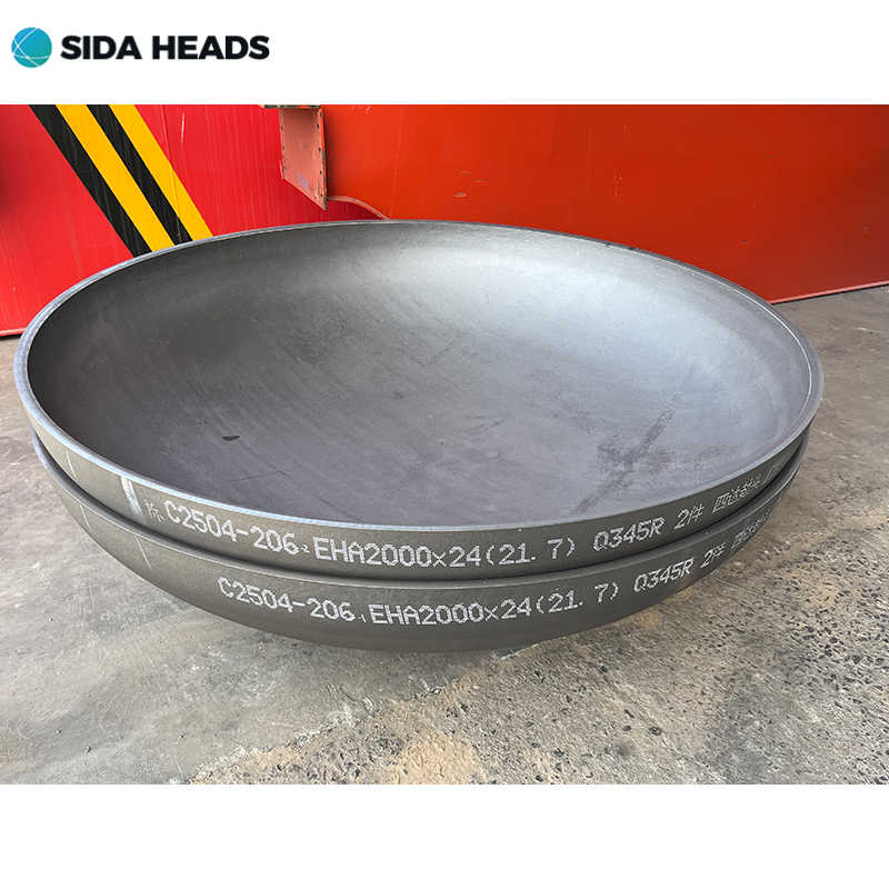 ASME Hemisphere Head Carbon Steel Pressure Vessel Tank Dished Elliptical Head Hemispherical Pressure Vessel Dished Ends